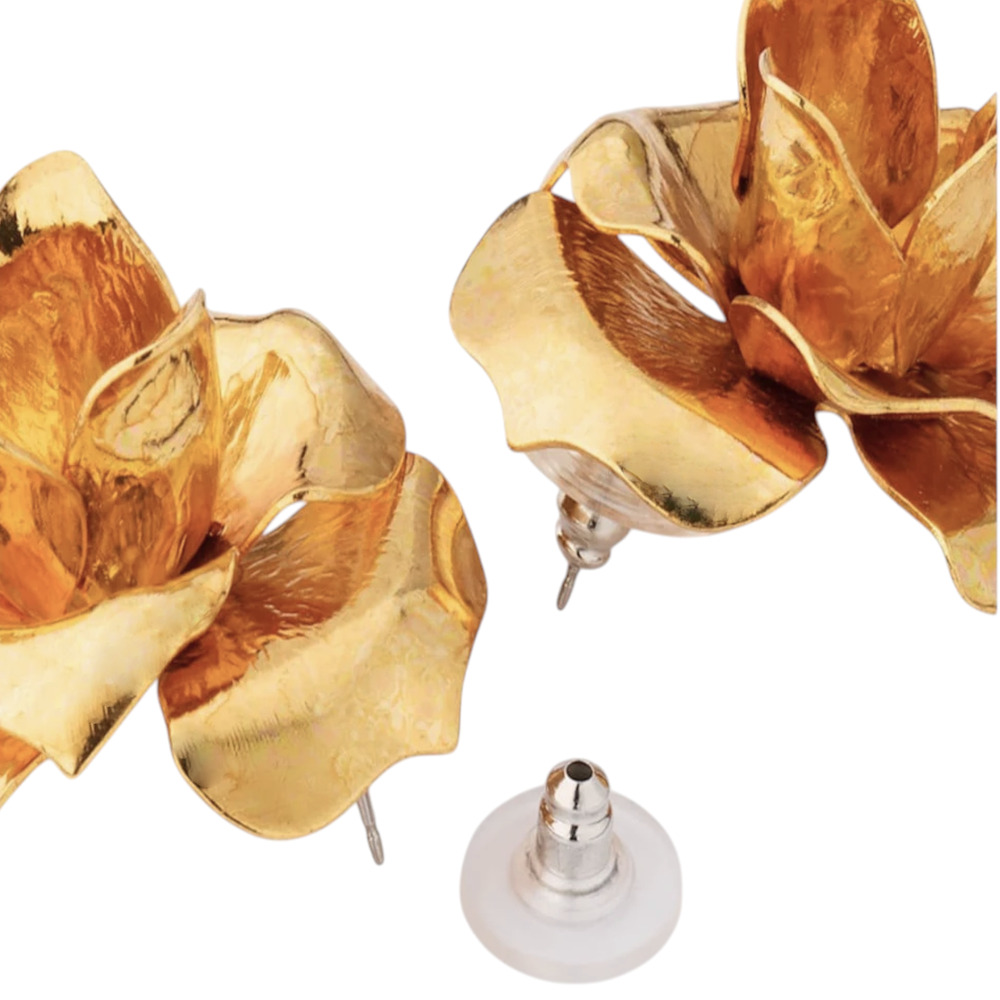 JENNIFER BEHR Tansy Earrings in Gold - Picture 4 of 12